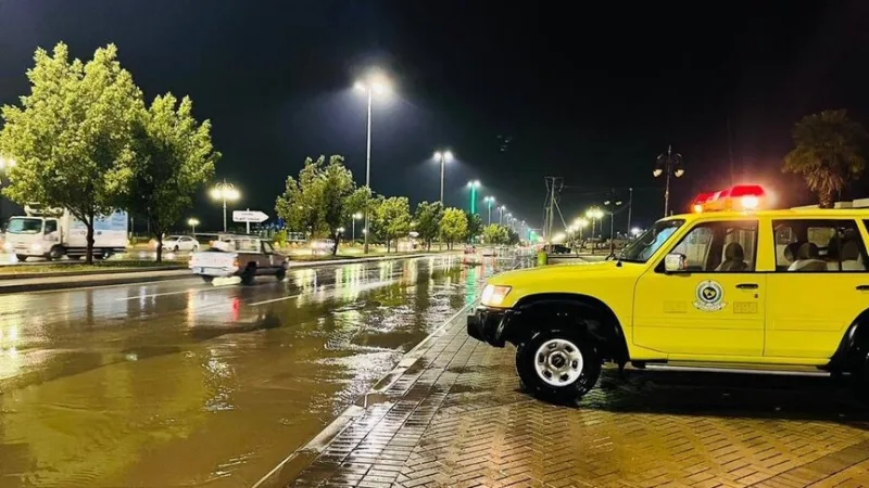 In Saudi-Arabien wurde der Unterricht in einigen Regionen aufgrund von Überschwemmungen und starken Regenfällen ausgesetzt